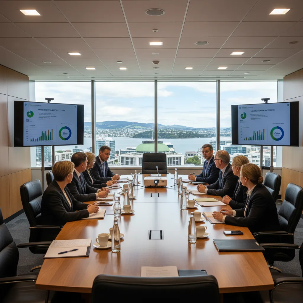 Climate Change Commission style professional meeting