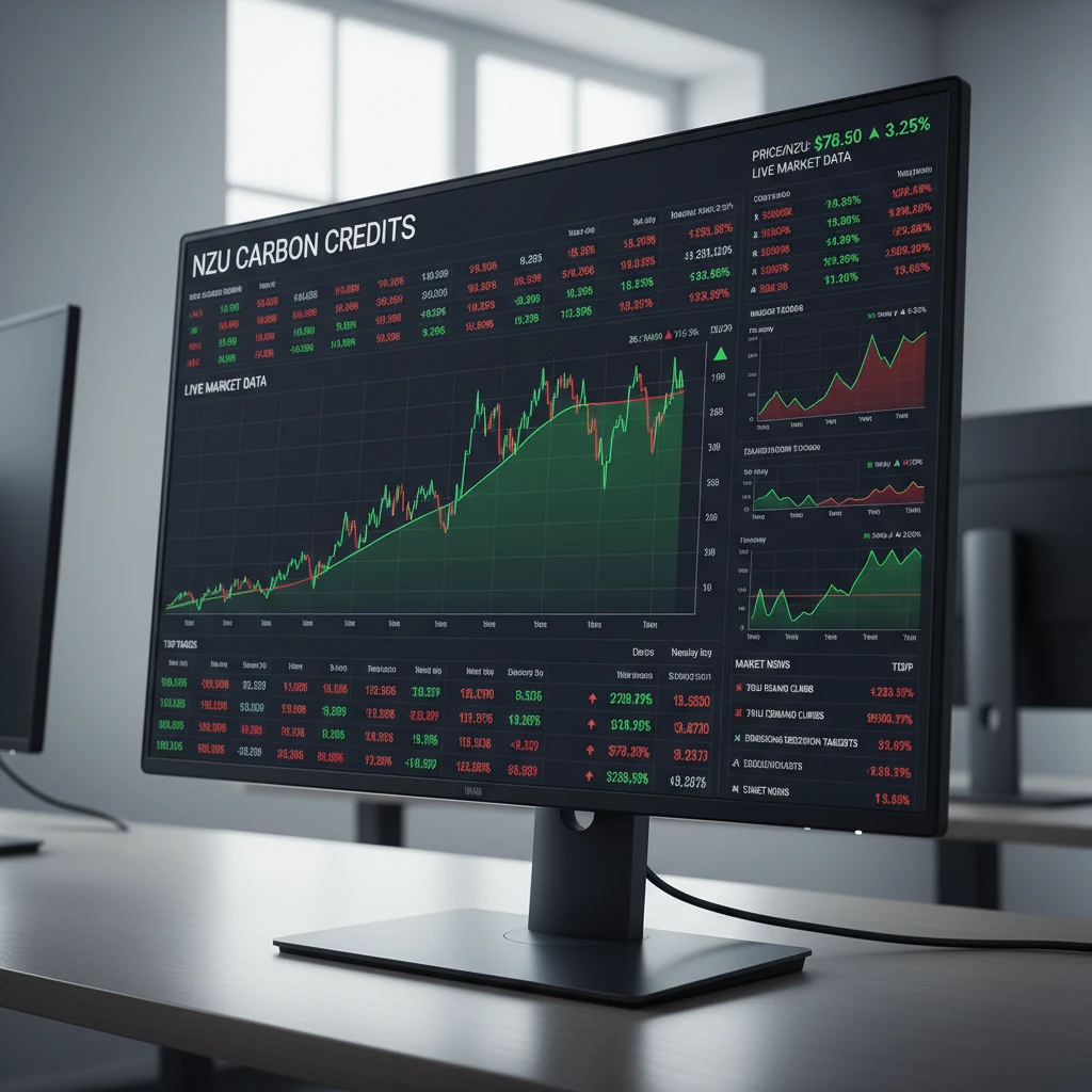 NZ ETS Auction clearance price trends and market data