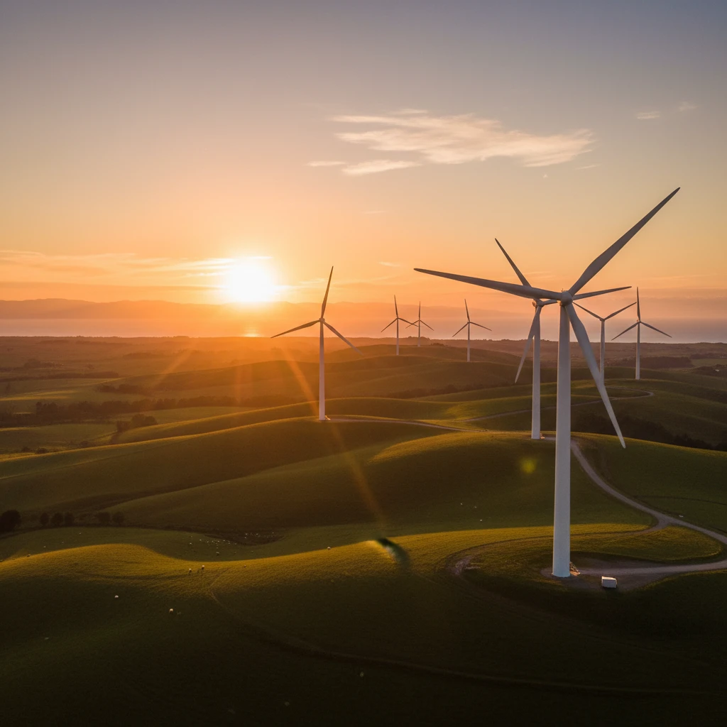 Wind Turbines in Manawatu New Zealand