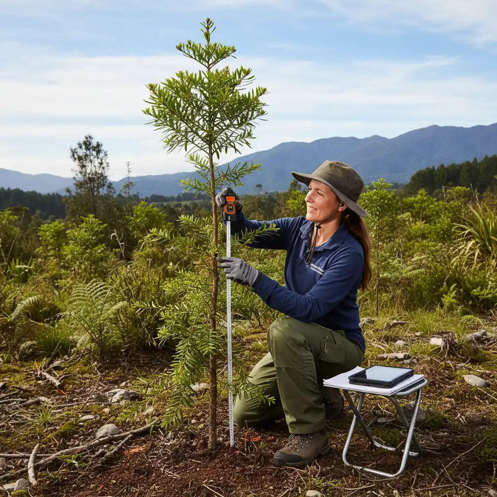 Scientific measurement for carbon credit verification