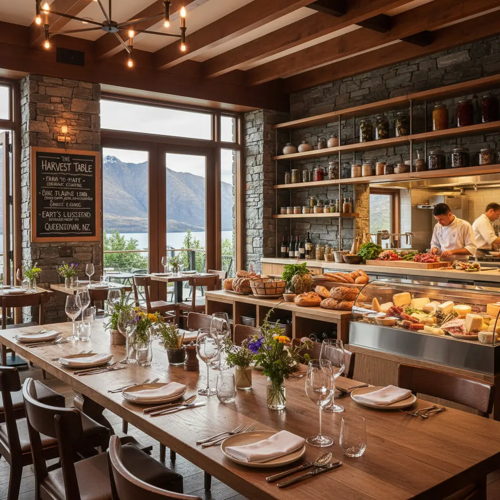 Sustainable farm-to-table dining in Queenstown