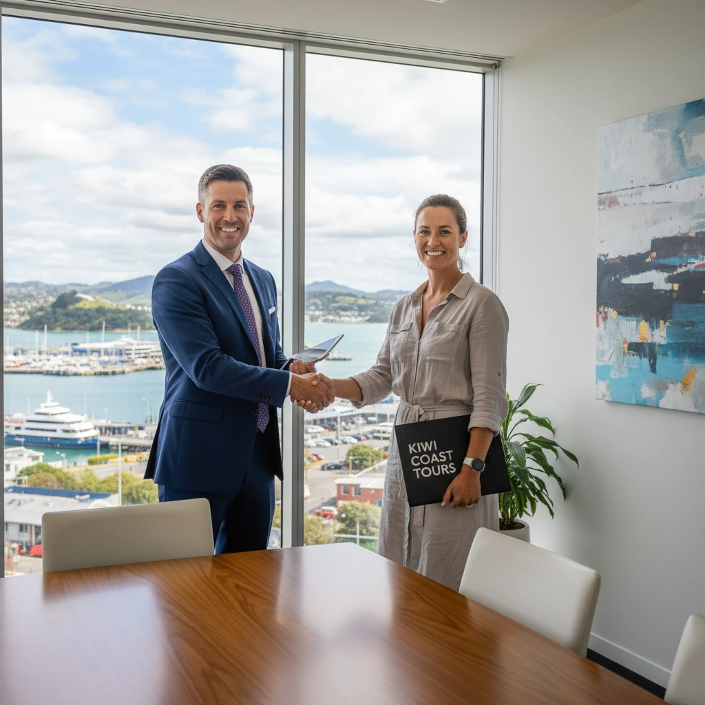 Qualmark Tourism Business Advisor meeting with an operator