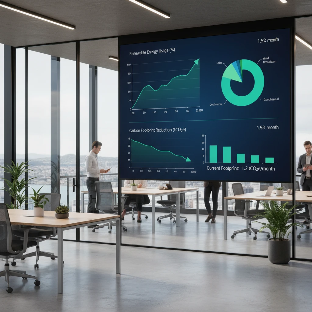Carbon accounting dashboard showing NZ emissions data