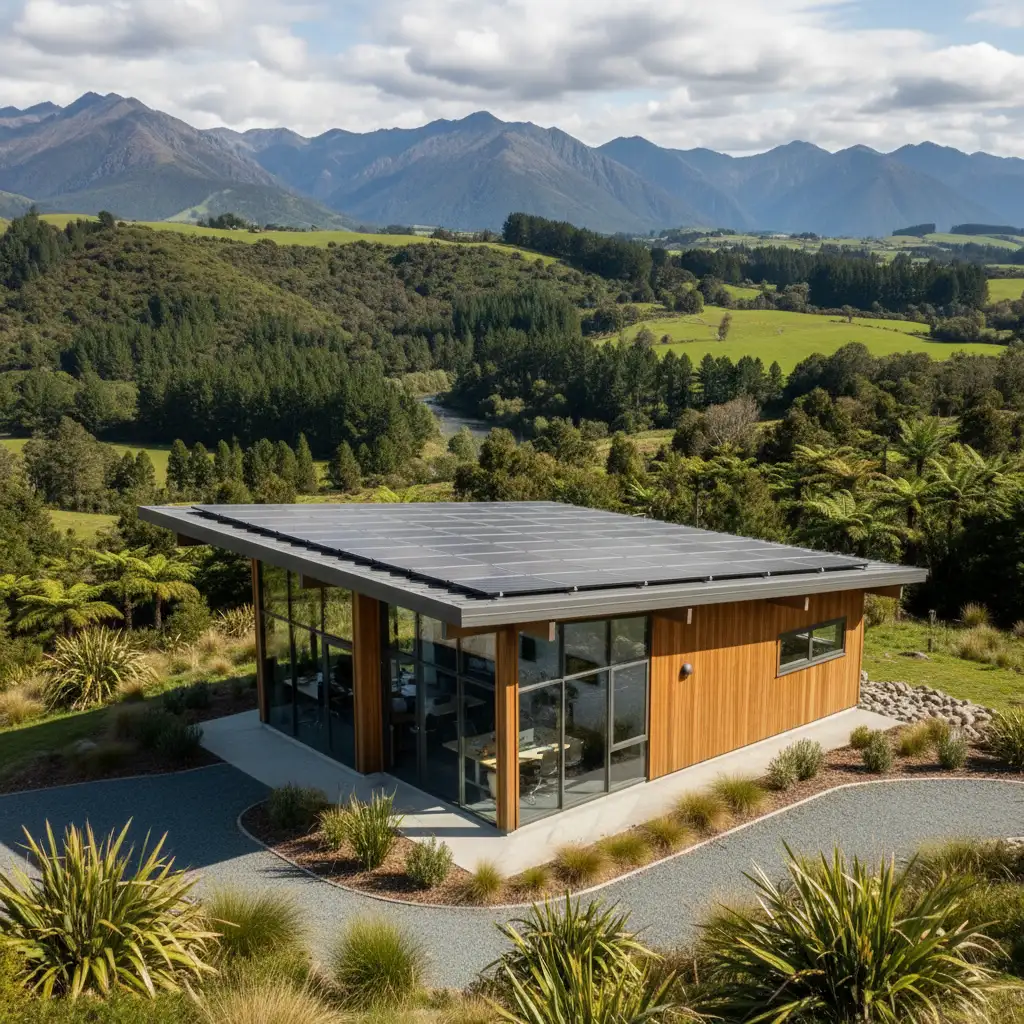 SME carbon footprint NZ sustainable business office
