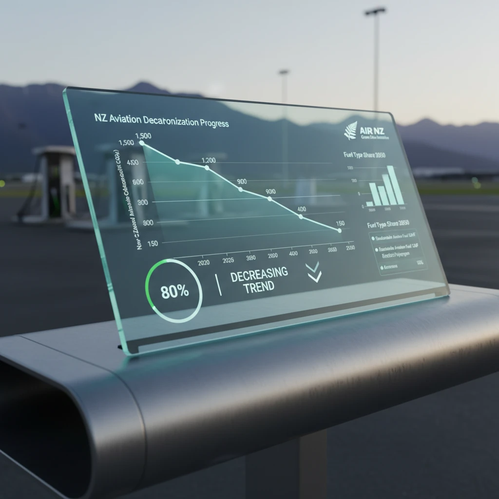 aviation decarbonization nz timeline chart
