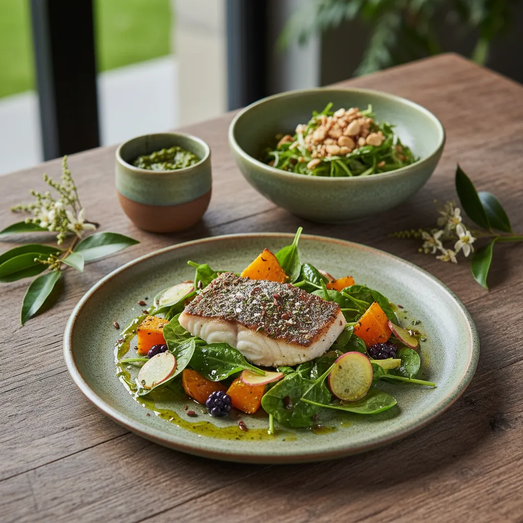 Sustainable catering featuring local New Zealand ingredients