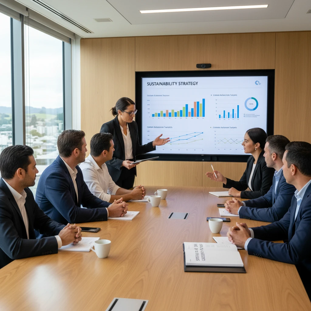 NZ business leaders planning a corporate decarbonisation strategy