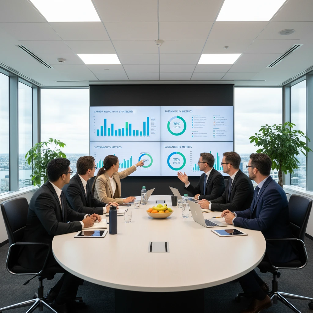 NZ business leaders discussing decarbonisation roadmap