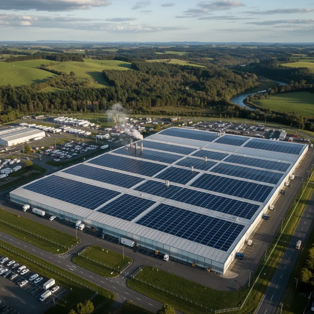 Commercial solar panel installation in New Zealand