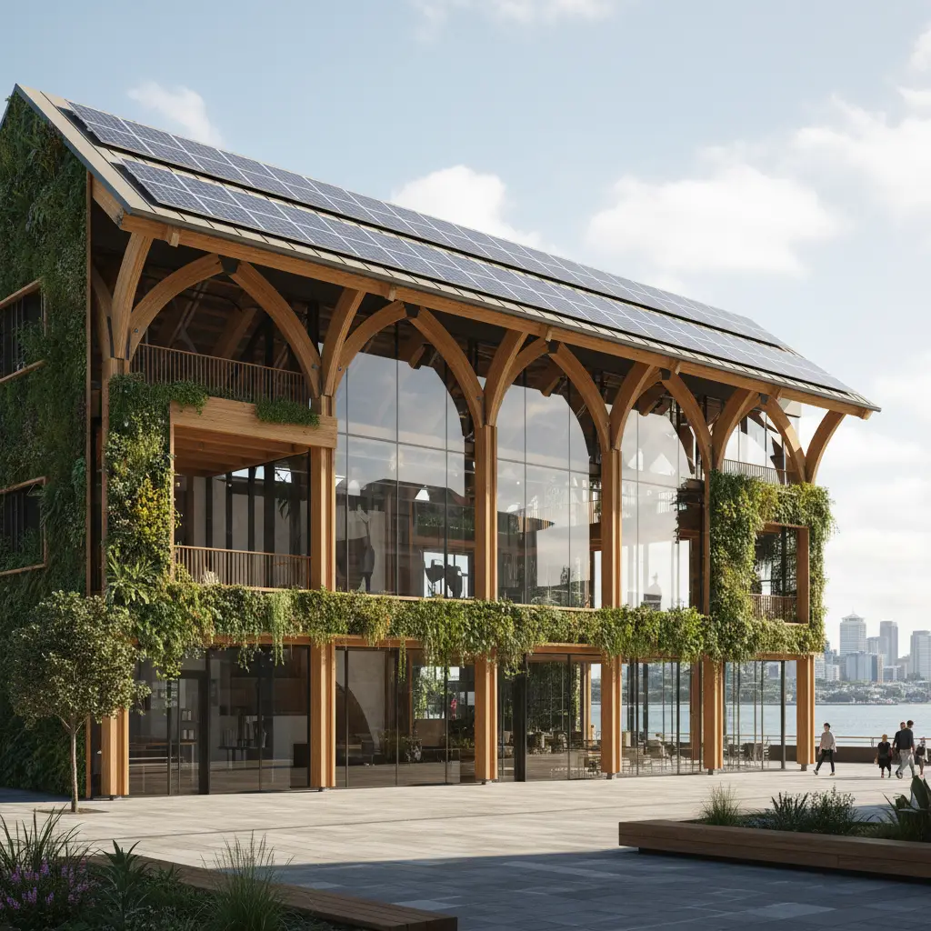 Modern sustainable NZ building architecture