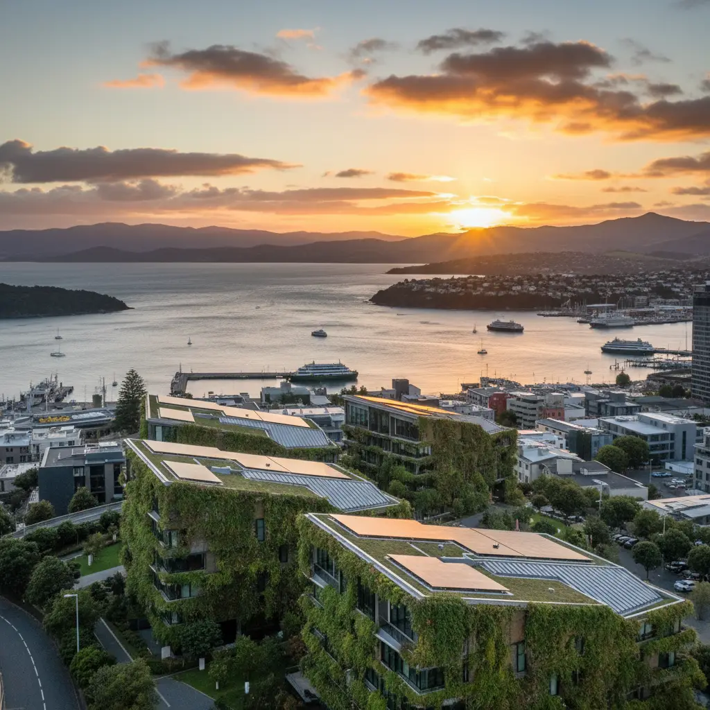 Wellington green building skyline
