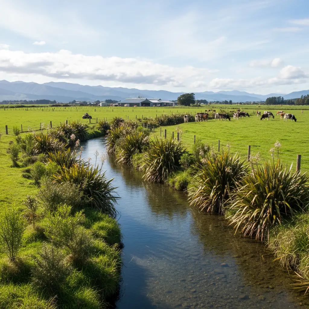 Riparian planting for water quality and on farm sequestration nz