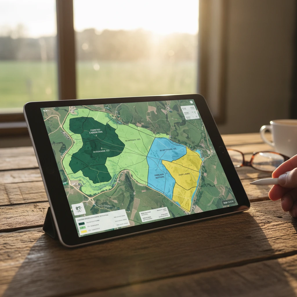 Digital farm mapping for ETS integration and on farm sequestration nz