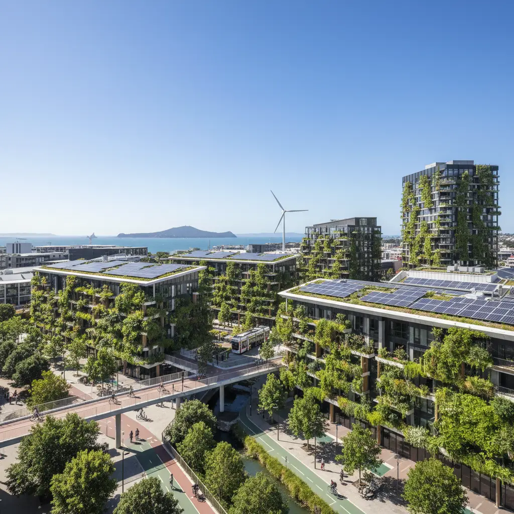 Sustainable urban development and green building in Auckland NZ