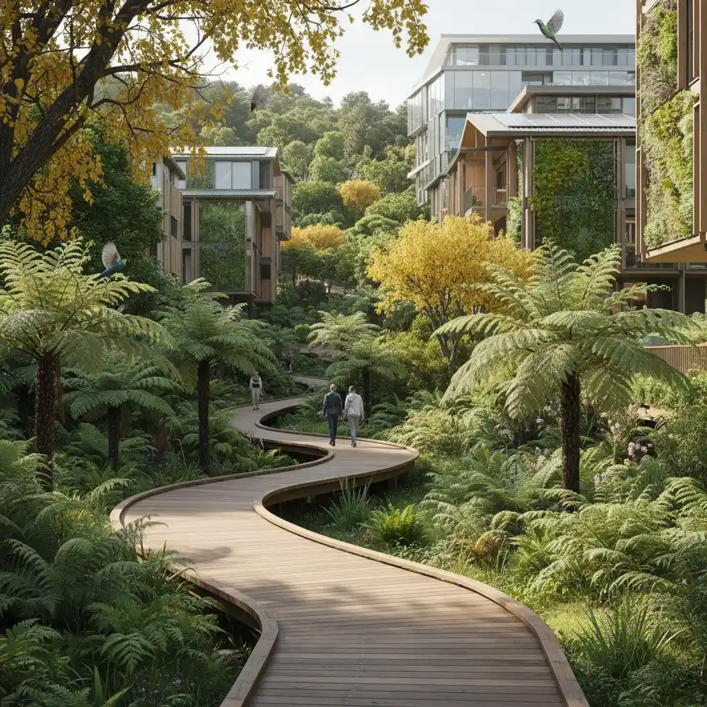 Urban biodiversity and green spaces in Wellington New Zealand