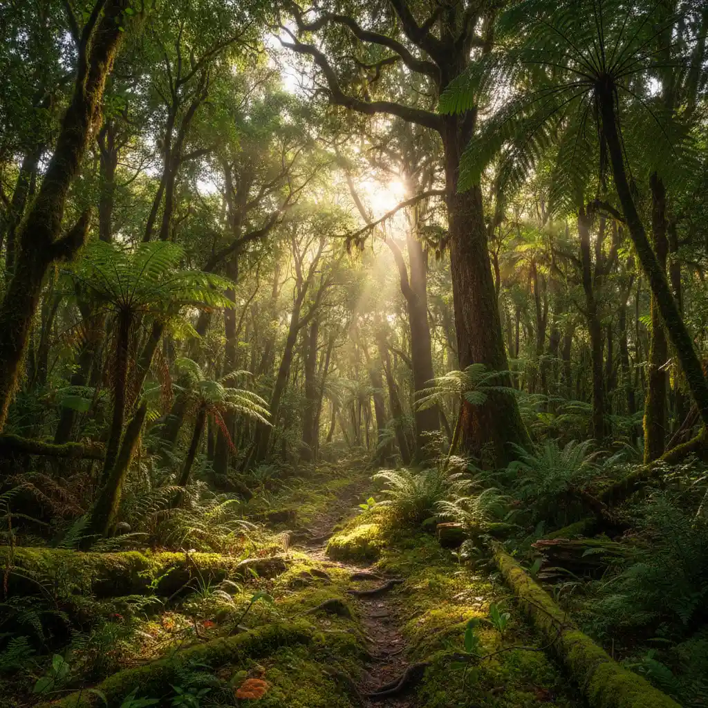 New Zealand native forest acting as a carbon sink