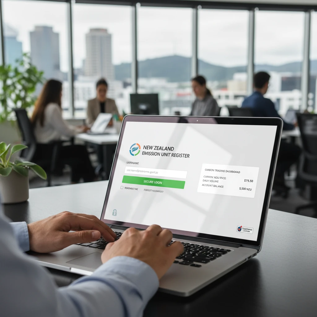 Accessing the NZ Emission Unit Register online