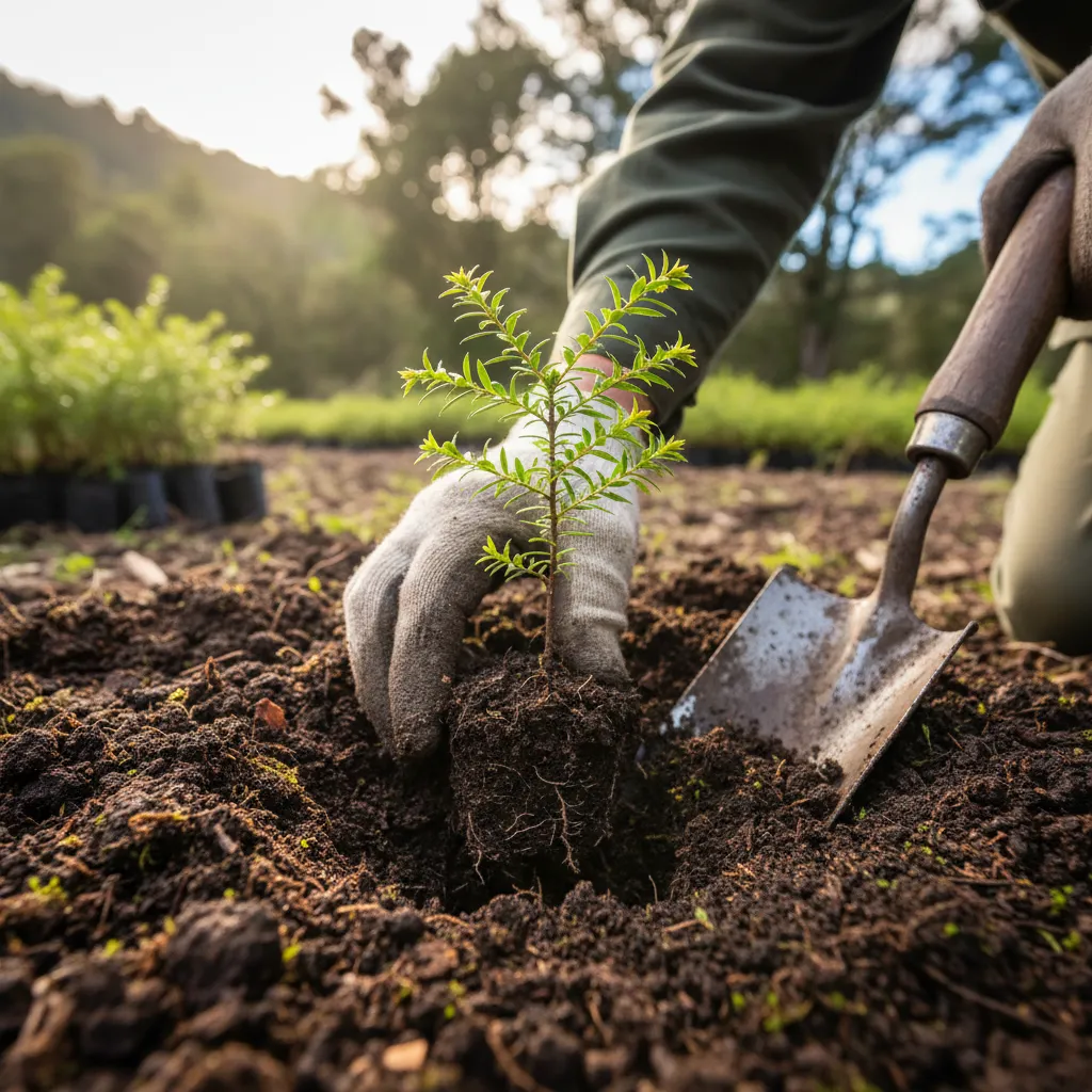 Native tree planting for carbon sequestration in New Zealand