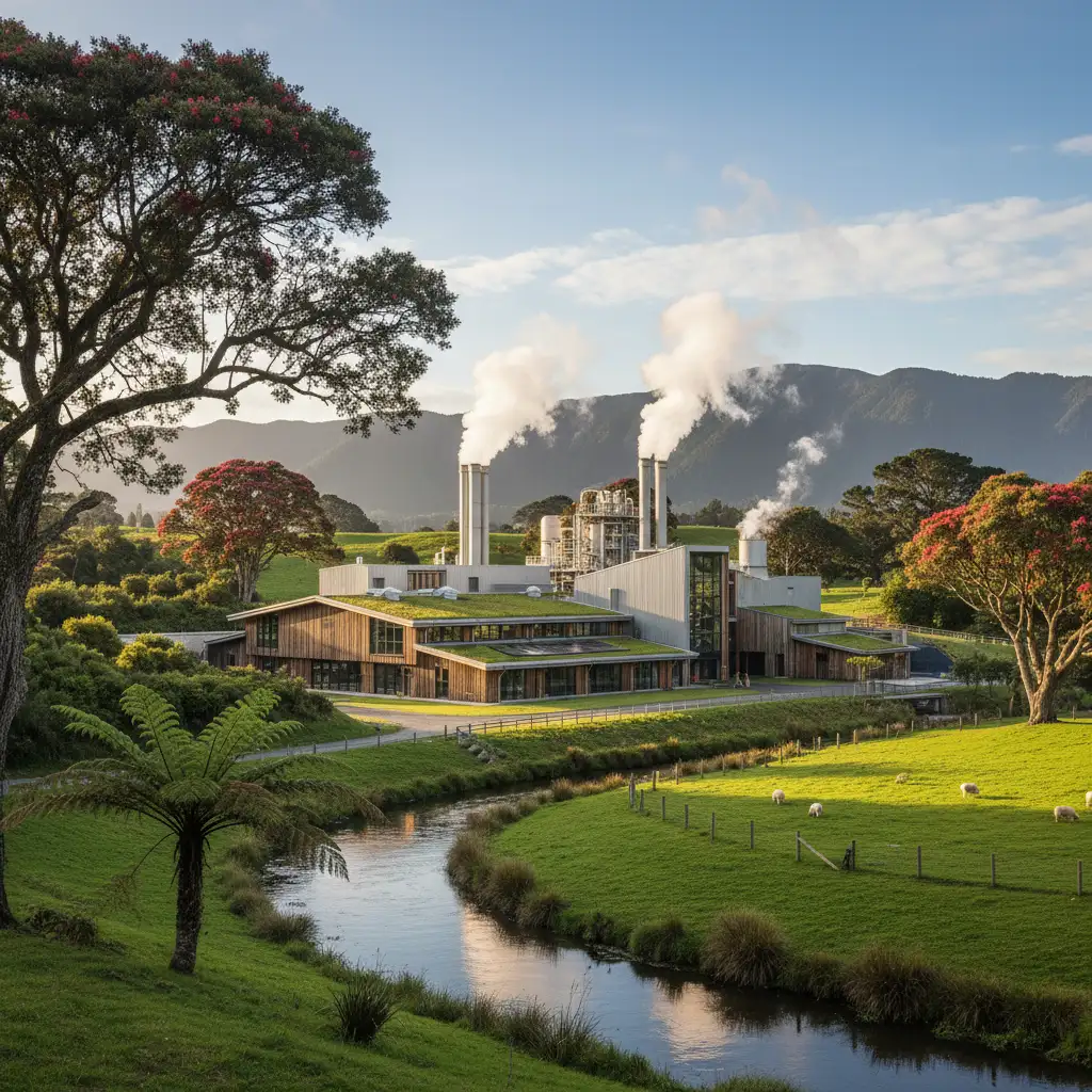 New Zealand industrial plant balancing production with NZ ETS compliance