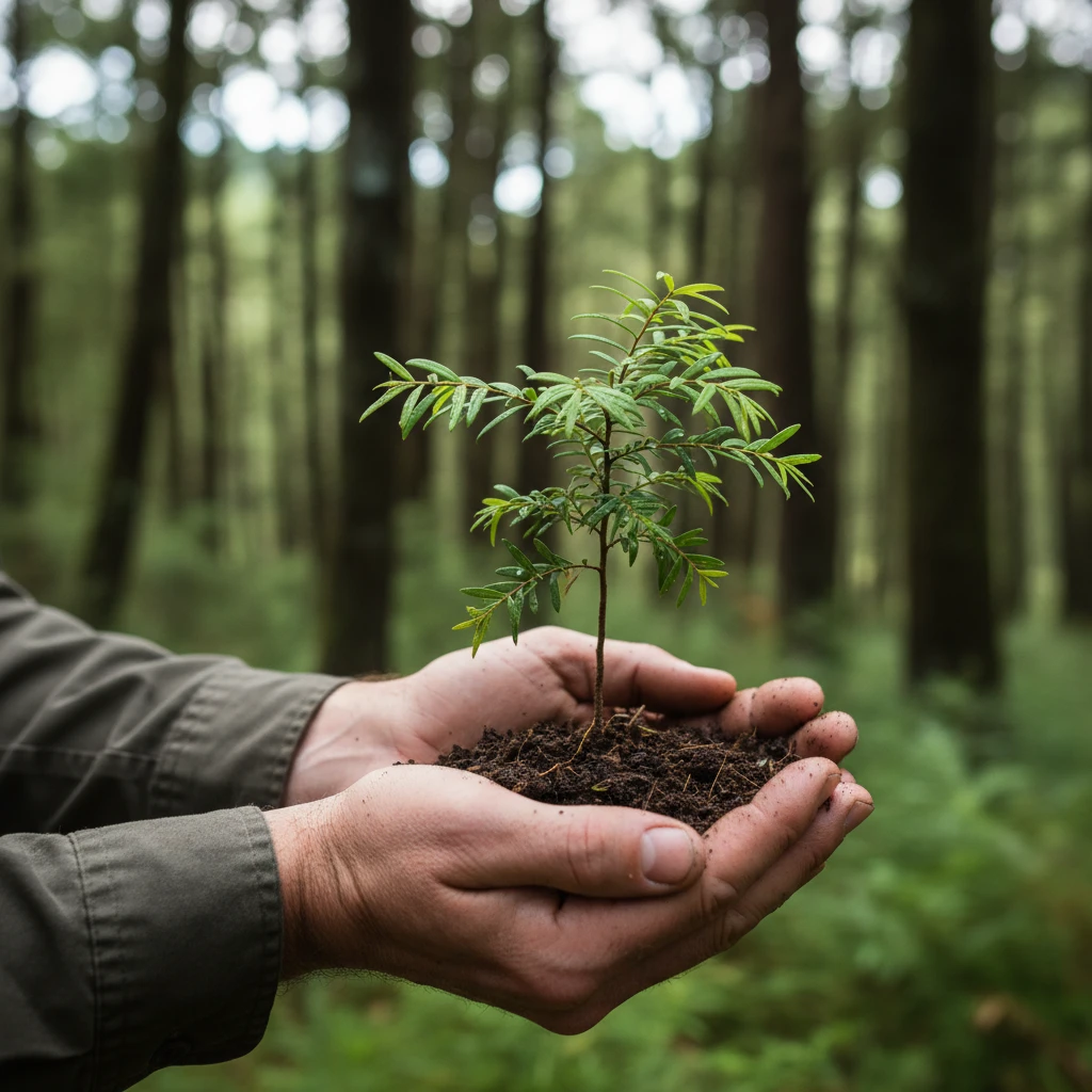 Planting native trees for permanent forest category