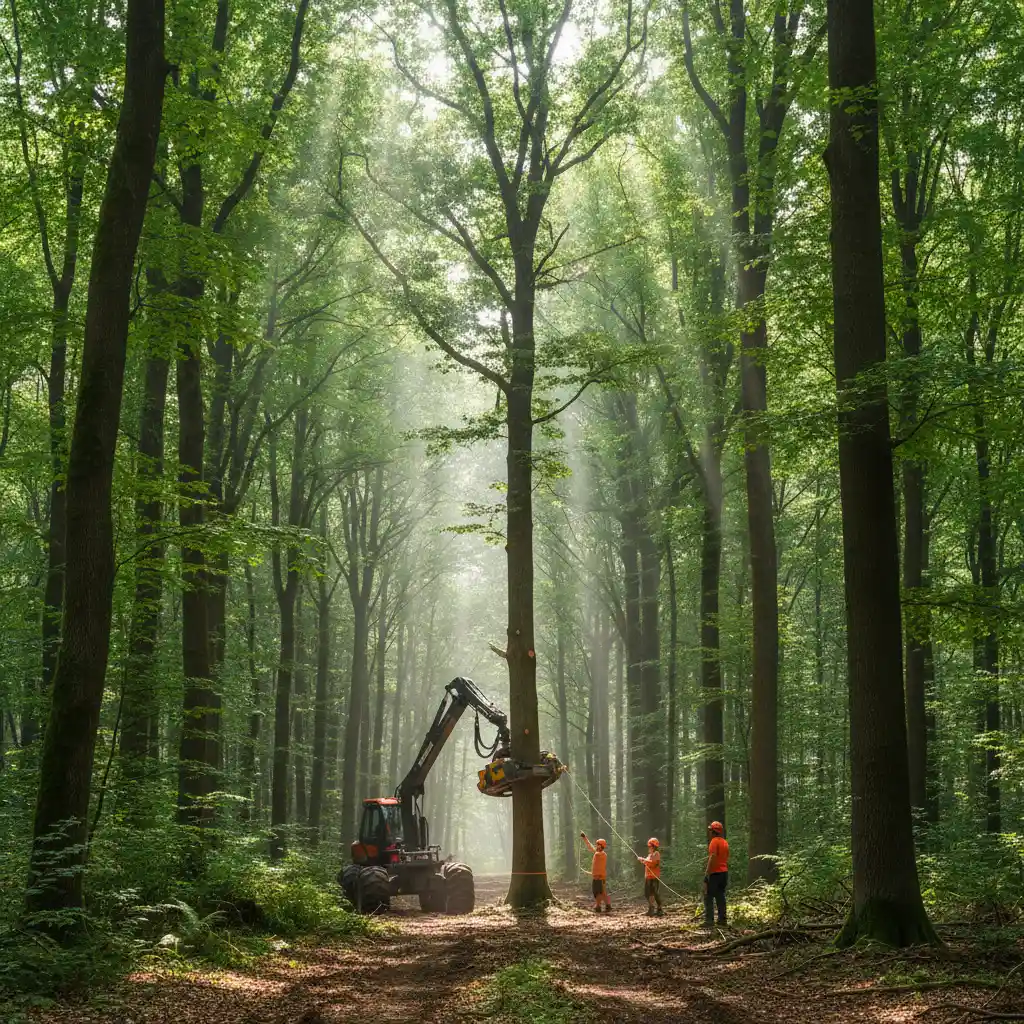 Continuous cover forestry selective harvesting