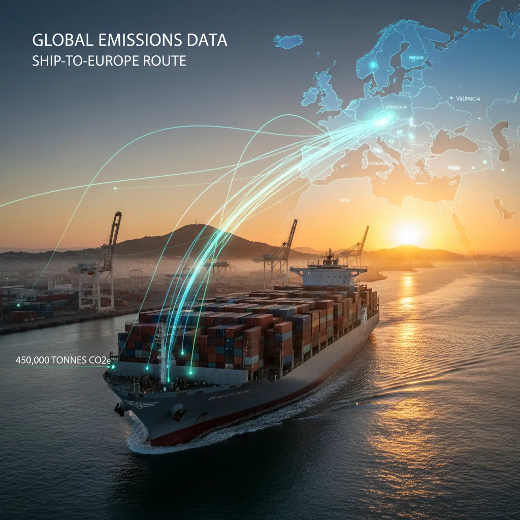 New Zealand exports shipping to Europe with digital carbon tracking