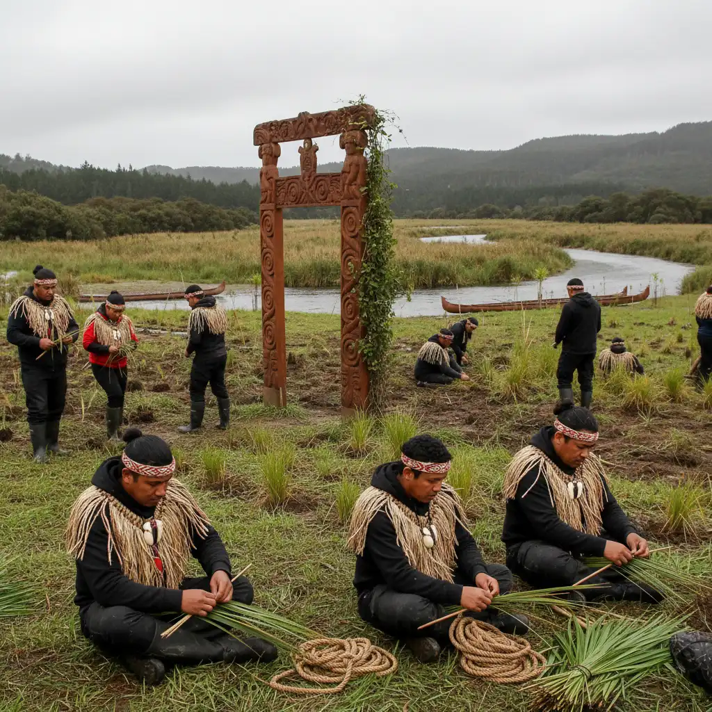 Maori Kaitiakitanga wetland restoration project