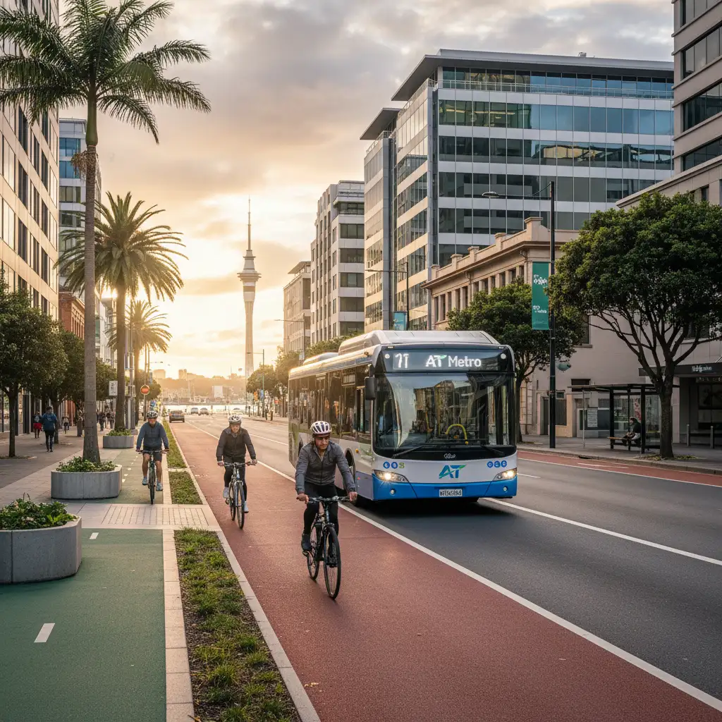 Auckland transport decarbonization initiatives