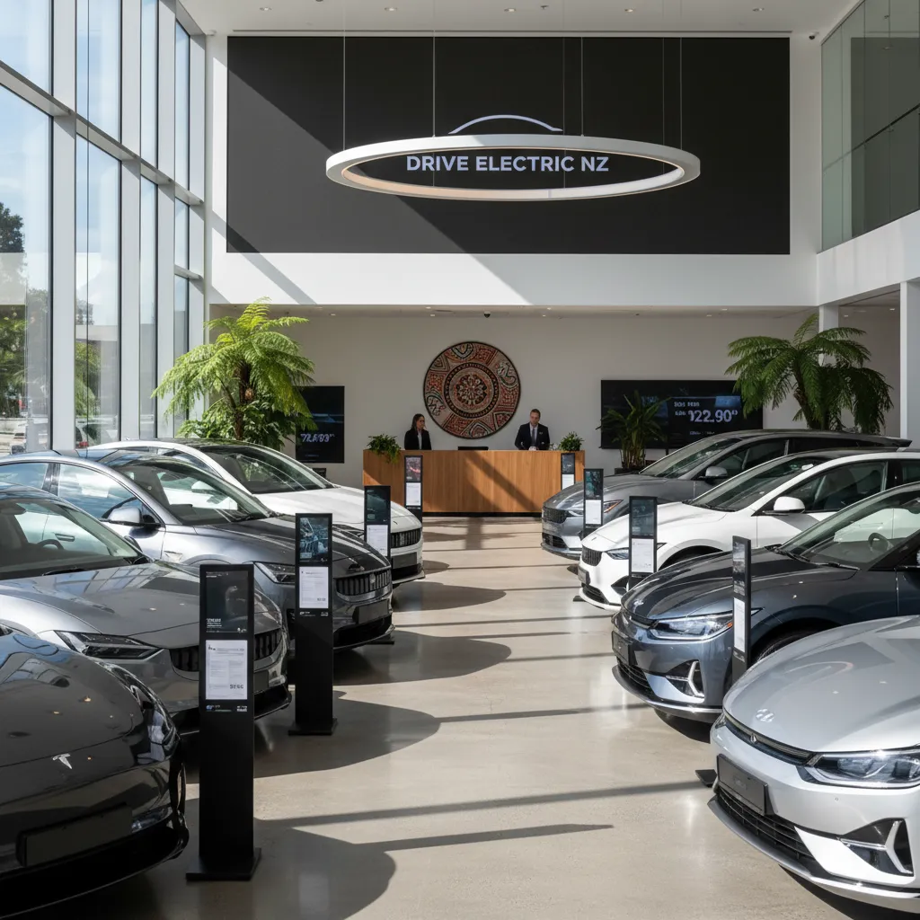 New Zealand EV Dealership Showroom