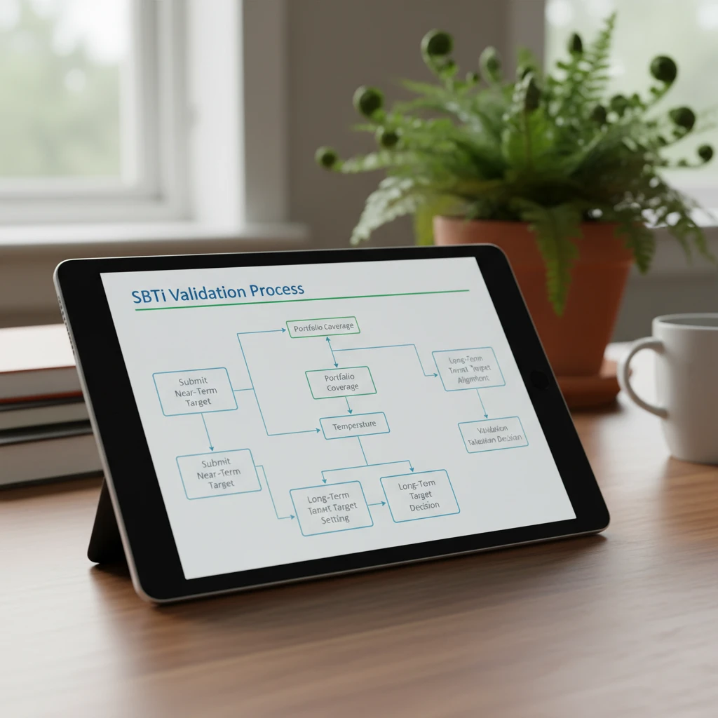 SBTi validation process flowchart
