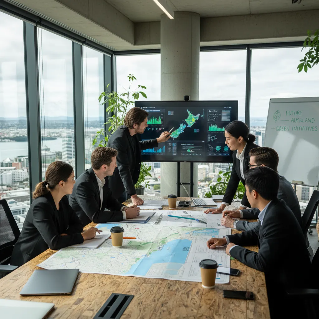 Generation Zero members reviewing climate policy documents